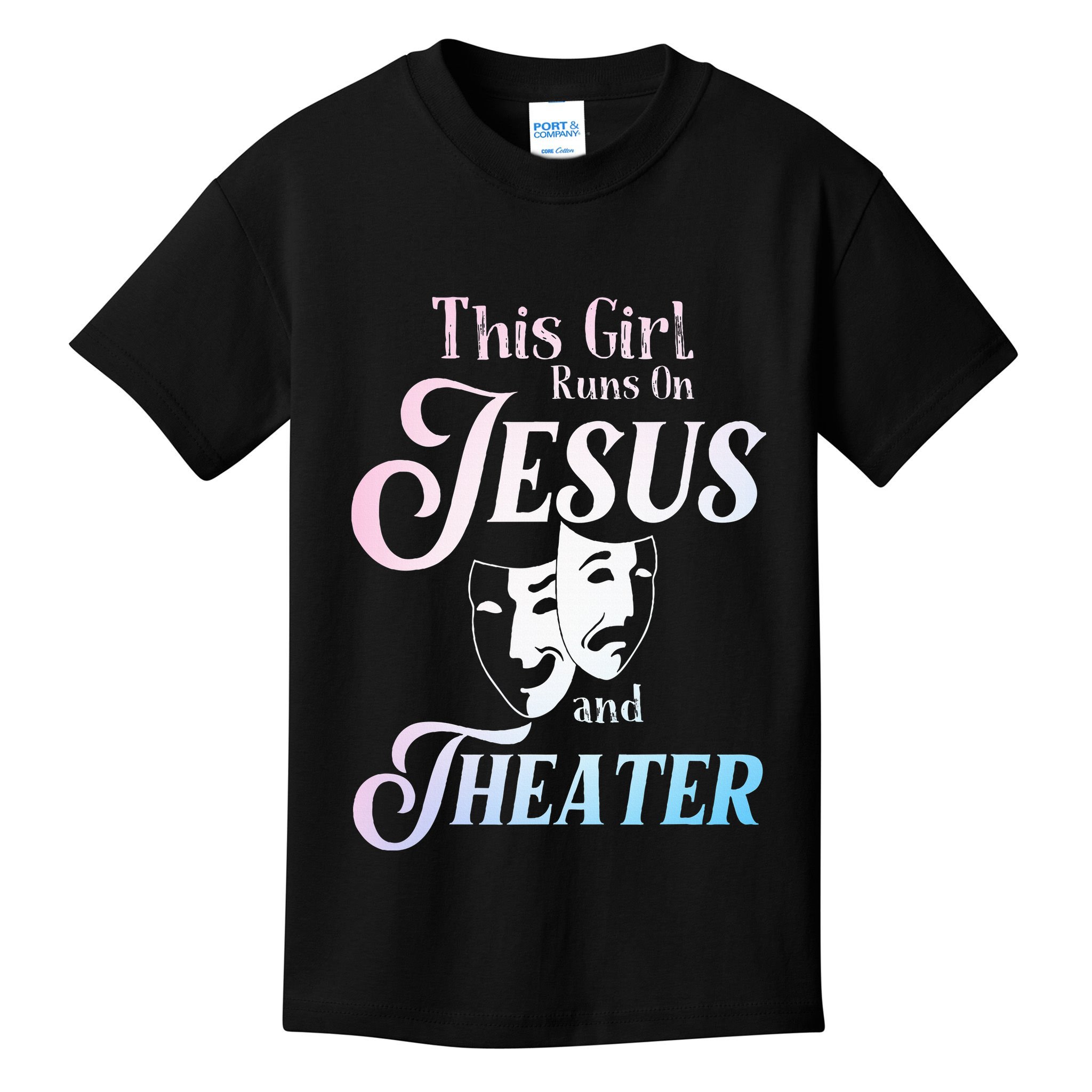 Cute Theatre Art For  Acting Musical Lover Kids T-Shirt
