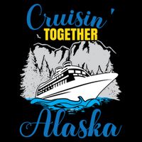 Cruisin' Together Alaska Gift Drawstring Bag
