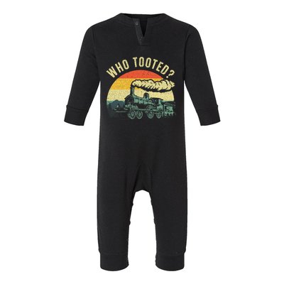 Cute Train Art For Men Women Train Collector Railroad Lover Infant Fleece One Piece