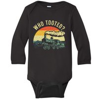 Cute Train Art For Men Women Train Collector Railroad Lover Baby Long Sleeve Bodysuit