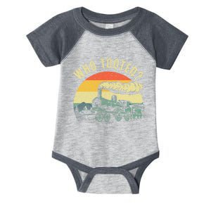 Cute Train Art For Men Women Train Collector Railroad Lover Infant Baby Jersey Bodysuit