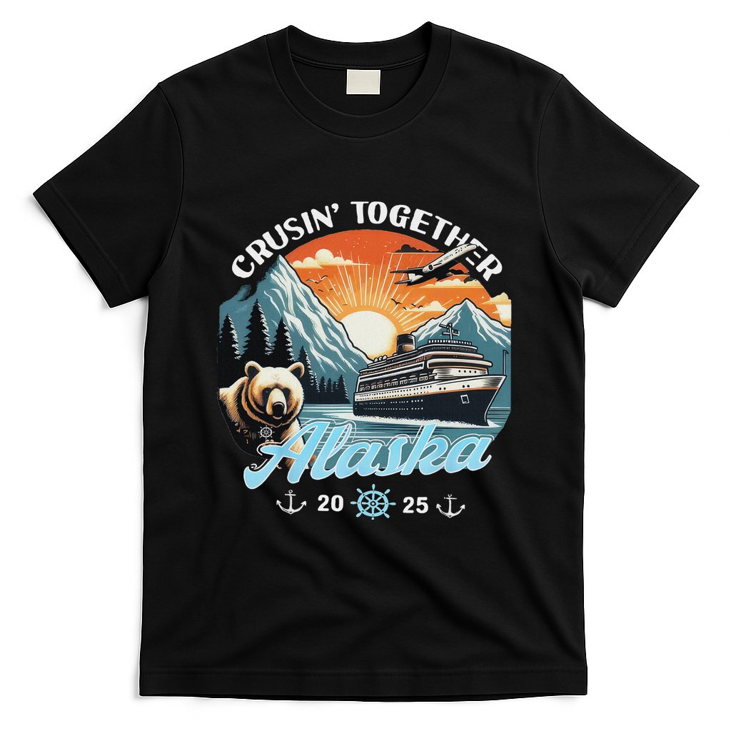 Cruisin Together Alaska 2025 Friend Family Alaska Cruise T-Shirt
