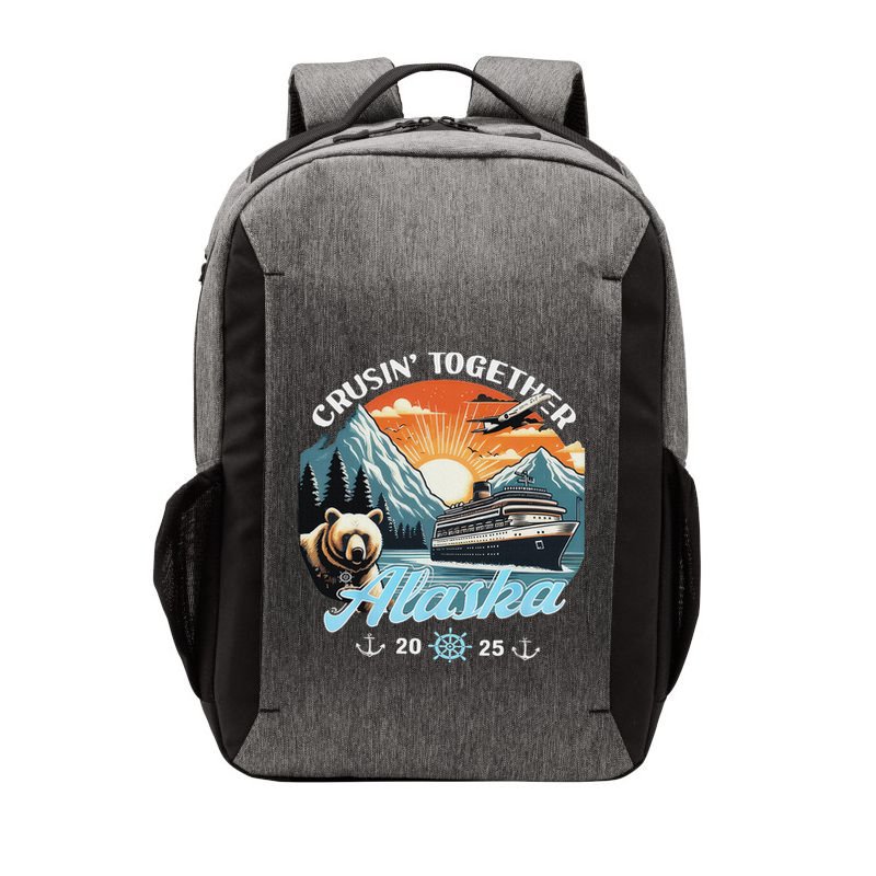 Cruisin Together Alaska 2025 Friend Family Alaska Cruise Vector Backpack