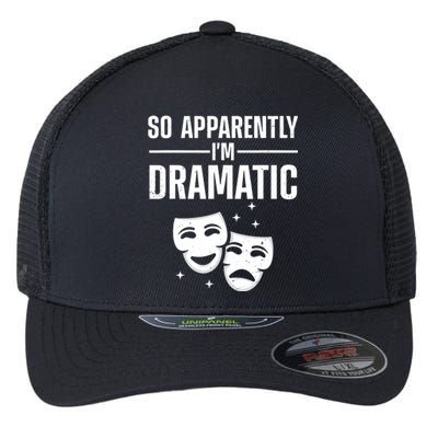 Cool Theater Art Musical Theater Drama Actor Flexfit Unipanel Trucker Cap