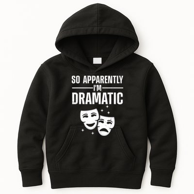 Cool Theater Art Musical Theater Drama Actor Kids Hoodie