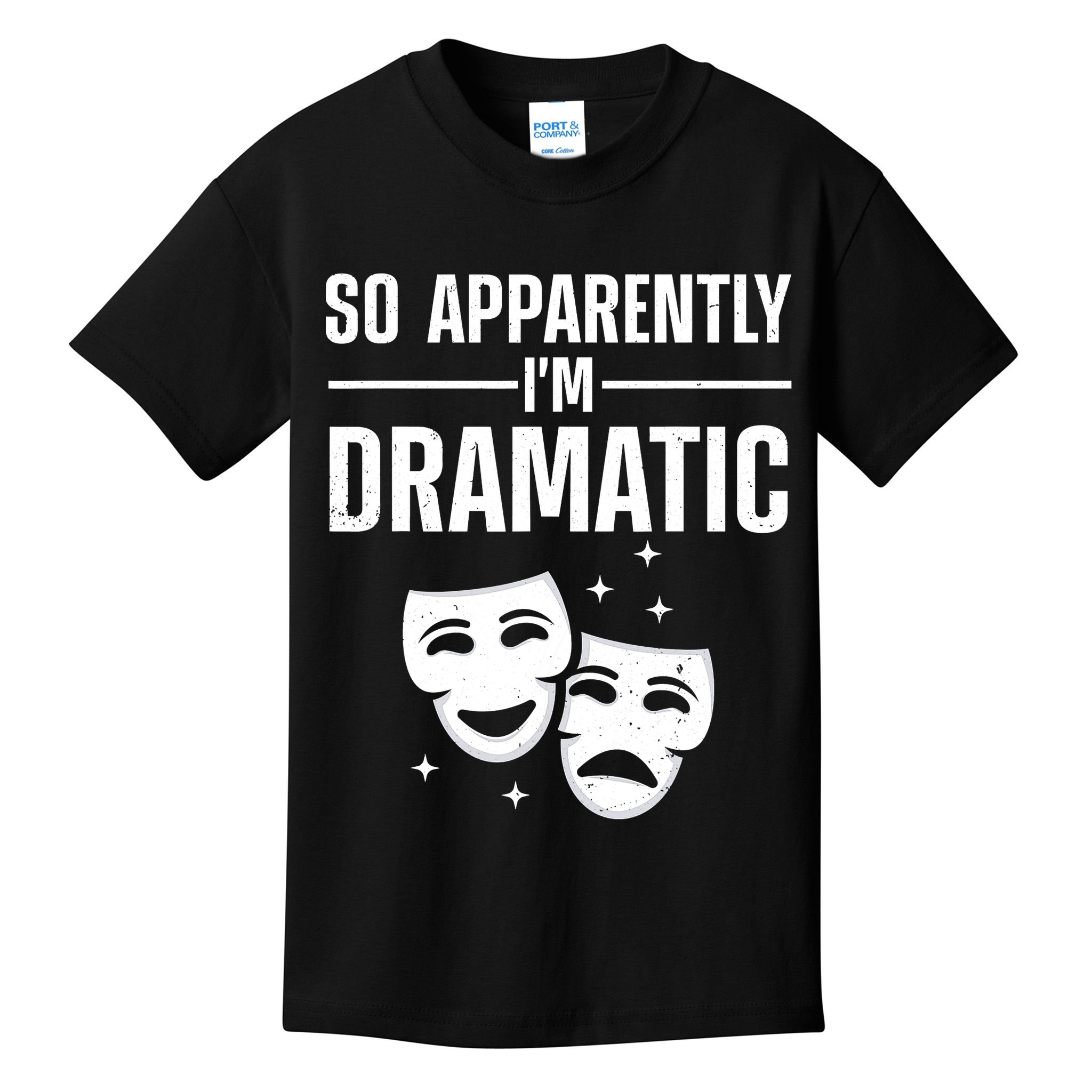 Cool Theater Art Musical Theater Drama Actor Kids T-Shirt