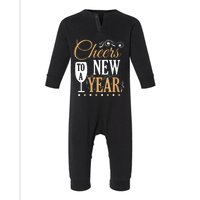 Cheers To A New Year Infant Fleece One Piece