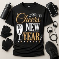 Cheers To A New Year Cooling Performance Crew T-Shirt