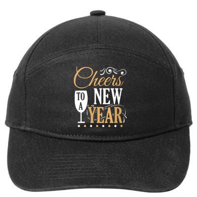 Cheers To A New Year 7-Panel Snapback Hat