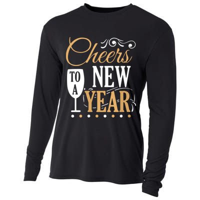 Cheers To A New Year Cooling Performance Long Sleeve Crew
