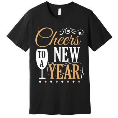 Cheers To A New Year Premium T-Shirt