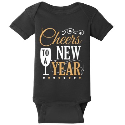 Cheers To A New Year Baby Bodysuit