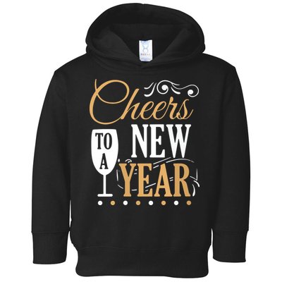 Cheers To A New Year Toddler Hoodie