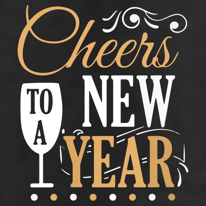 Cheers To A New Year Golf Towel