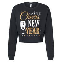 Cheers To A New Year Cropped Pullover Crew