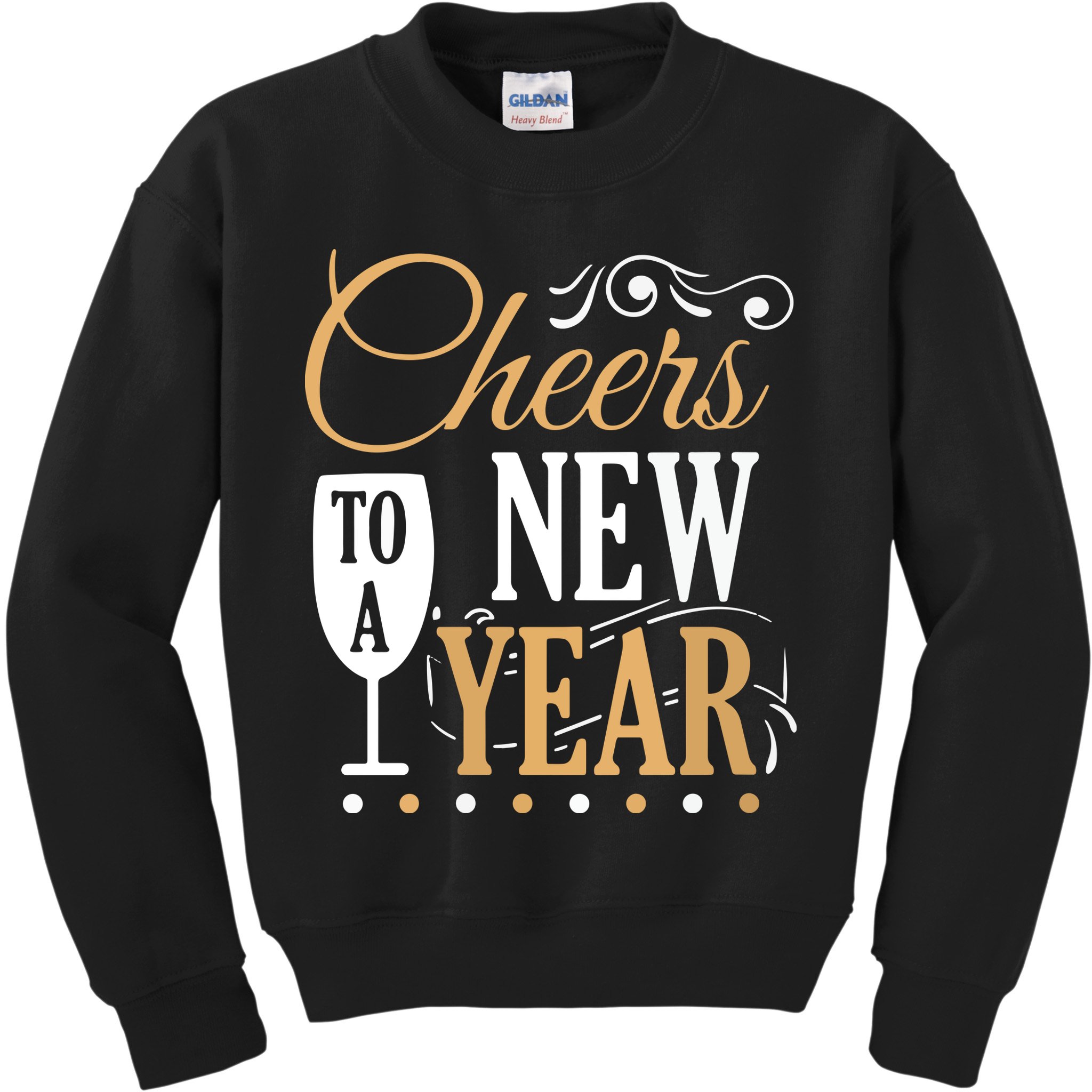 Cheers To A New Year Kids Sweatshirt