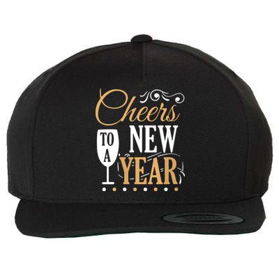 Cheers To A New Year Wool Snapback Cap