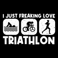 Cool Triathlon Art Triathlete Sport Triathlon Cute Gift Doggie Tank