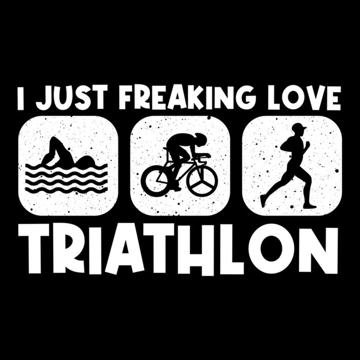 Cool Triathlon Art Triathlete Sport Triathlon Cute Gift Doggie Tank