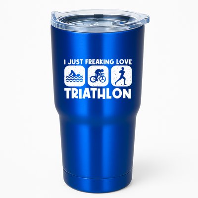 Cool Triathlon Art Triathlete Sport Triathlon Cute Gift Tumbler