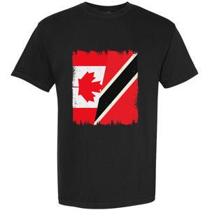 Canada Trinidad And Tobago Flag Canadian Trinidadian Roots Garment-Dyed Heavyweight T-Shirt