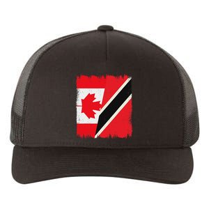 Canada Trinidad And Tobago Flag Canadian Trinidadian Roots Yupoong Adult 5-Panel Trucker Hat