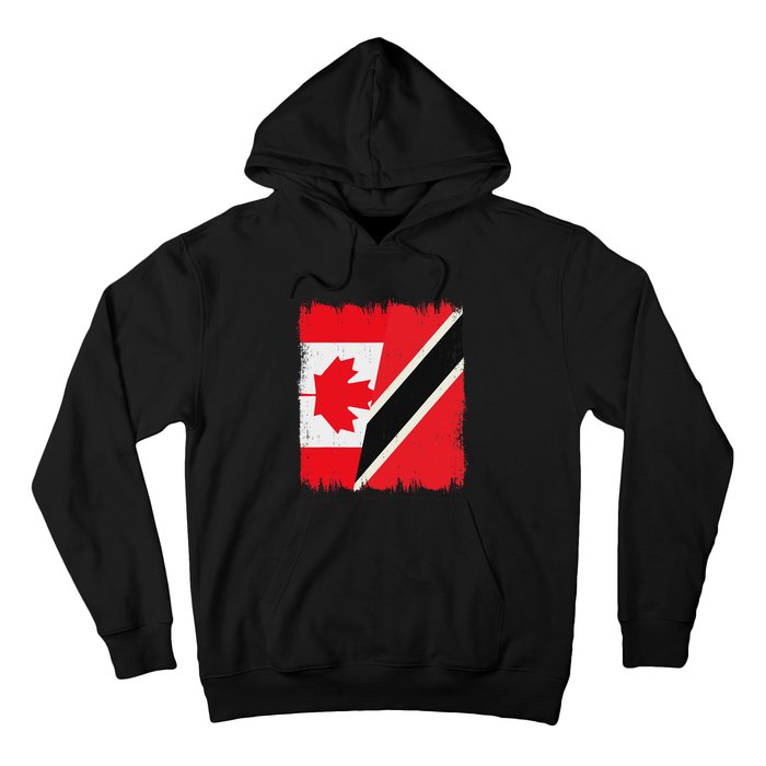 Canada Trinidad And Tobago Flag Canadian Trinidadian Roots Hoodie