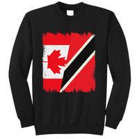 Canada Trinidad And Tobago Flag Canadian Trinidadian Roots Sweatshirt