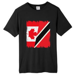 Canada Trinidad And Tobago Flag Canadian Trinidadian Roots Tall Fusion ChromaSoft Performance T-Shirt