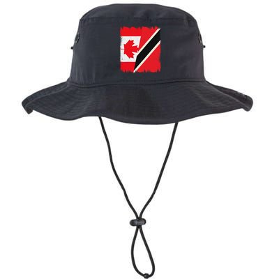 Canada Trinidad And Tobago Flag Canadian Trinidadian Roots Legacy Cool Fit Booney Bucket Hat