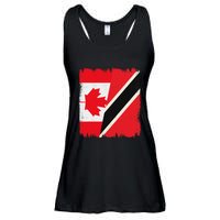 Canada Trinidad And Tobago Flag Canadian Trinidadian Roots Ladies Essential Flowy Tank