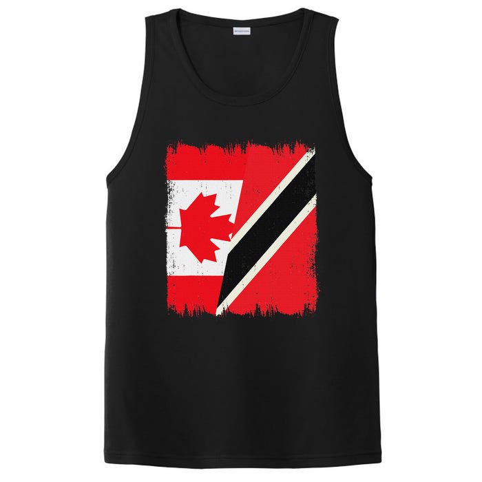 Canada Trinidad And Tobago Flag Canadian Trinidadian Roots PosiCharge Competitor Tank