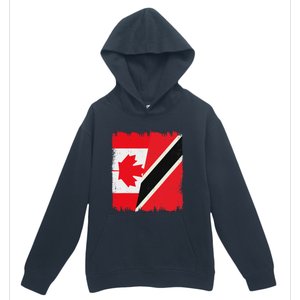 Canada Trinidad And Tobago Flag Canadian Trinidadian Roots Urban Pullover Hoodie