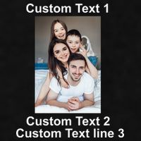 Custom Text Add Photo Picture Personalize Ladies PosiCharge Tri-Blend Wicking Tank