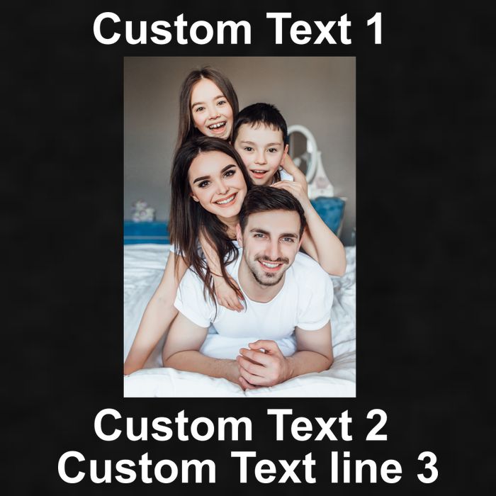 Custom Text Add Photo Picture Personalize Ladies PosiCharge Tri-Blend Wicking Tank