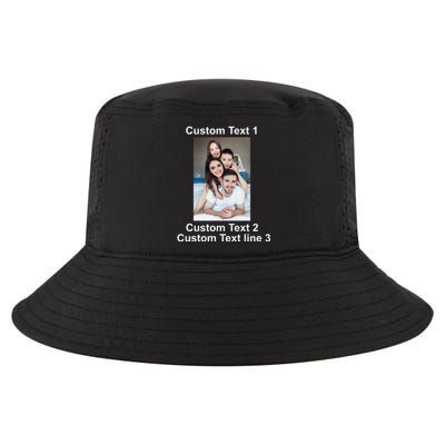 Custom Text Add Photo Picture Personalize Cool Comfort Performance Bucket Hat