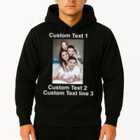 Custom Text Add Photo Picture Personalize Hoodie