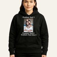 Custom Text Add Photo Picture Personalize Hoodie