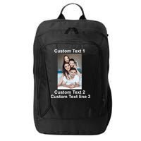 Custom Text Add Photo Picture Personalize City Backpack
