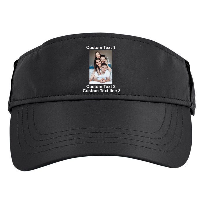Custom Text Add Photo Picture Personalize Adult Drive Performance Visor