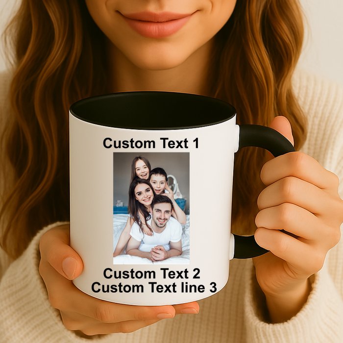 Custom Text Add Photo Picture Personalize Mug