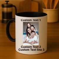 Custom Text Add Photo Picture Personalize Mug