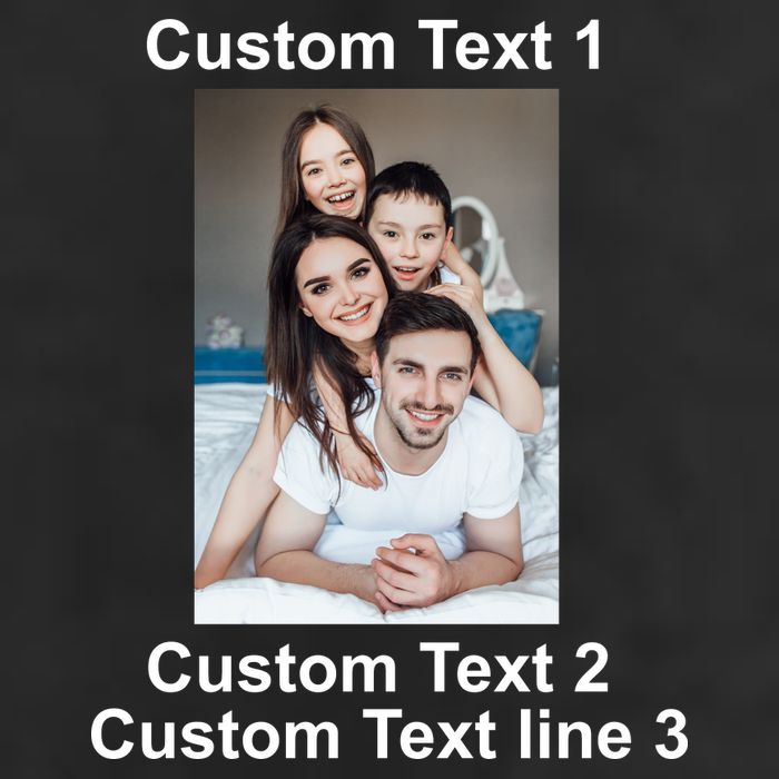 Custom Text Add Photo Picture Personalize Knit Cap Winter Beanie