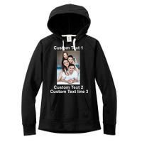 Custom Text Add Photo Picture Personalize Women's Fleece Hoodie