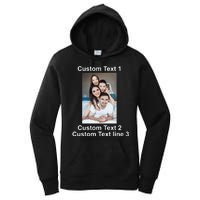 Custom Text Add Photo Picture Personalize Women's Pullover Hoodie