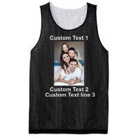 Custom Text Add Photo Picture Personalize Mesh Reversible Basketball Jersey Tank