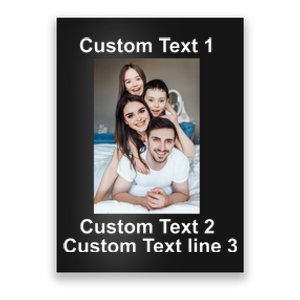 Custom Text Add Photo Picture Personalize Poster