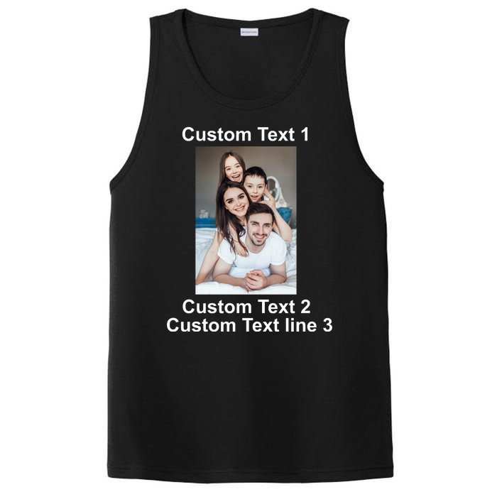 Custom Text Add Photo Picture Personalize PosiCharge Competitor Tank