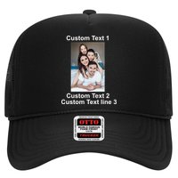 Custom Text Add Photo Picture Personalize Trucker Hat