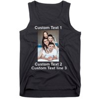 Custom Text Add Photo Picture Personalize Tank Top